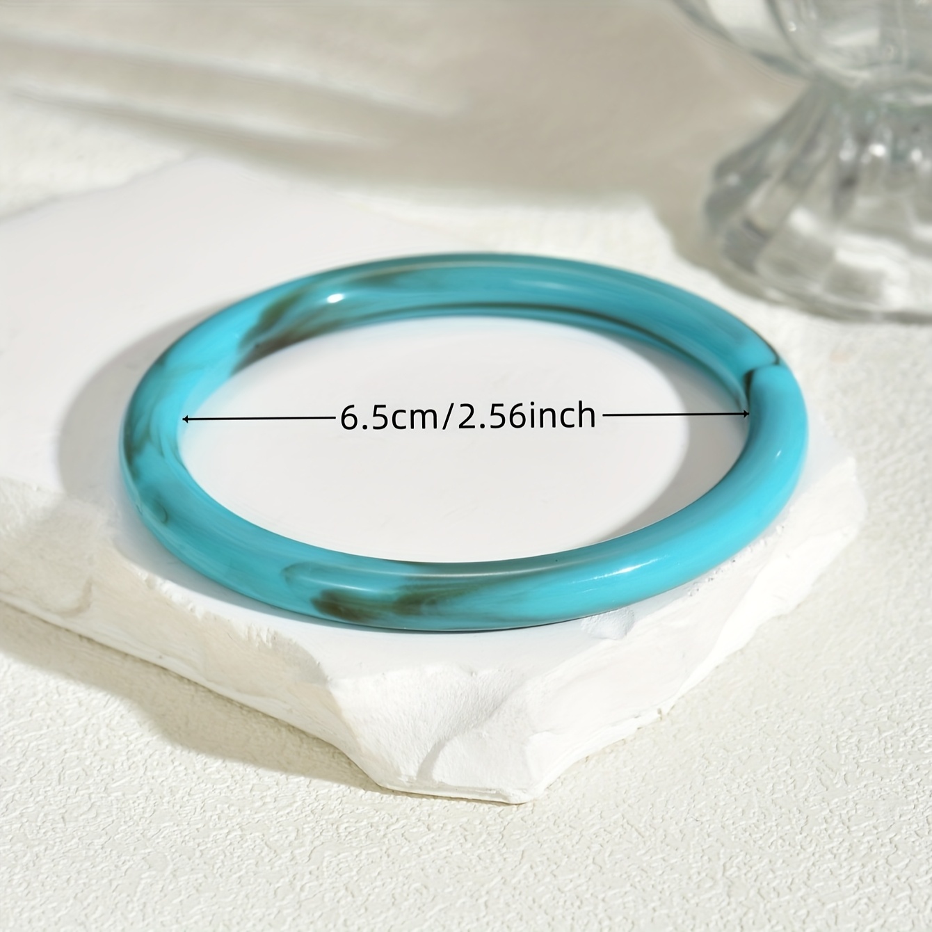 Colorful Layered Bohemian Acrylic Bangle Bracelet